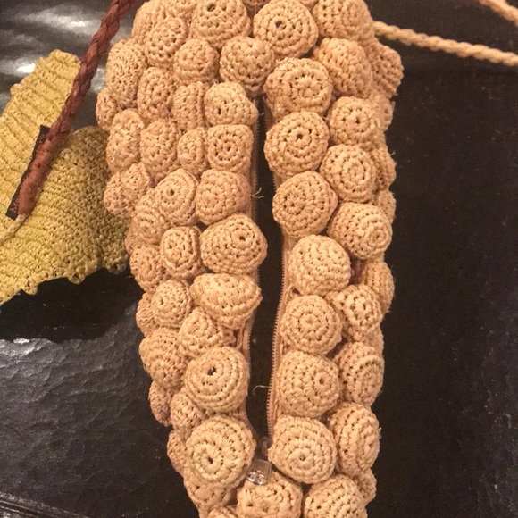 Italian Crossbody Raffia Maurizio Spataro bag - Picture 2 of 5